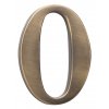 COBRA číslice 10cm (Provedení 0, Povrch OFS - bronz česaný)