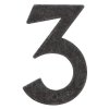 COBRA číslice 12cm kované (Provedení 0, Povrch K - kované kování)