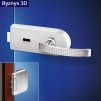 ACT - Futura Byznys OV 3D (Provedení BEZ OTVORU, Povrch Niklová)