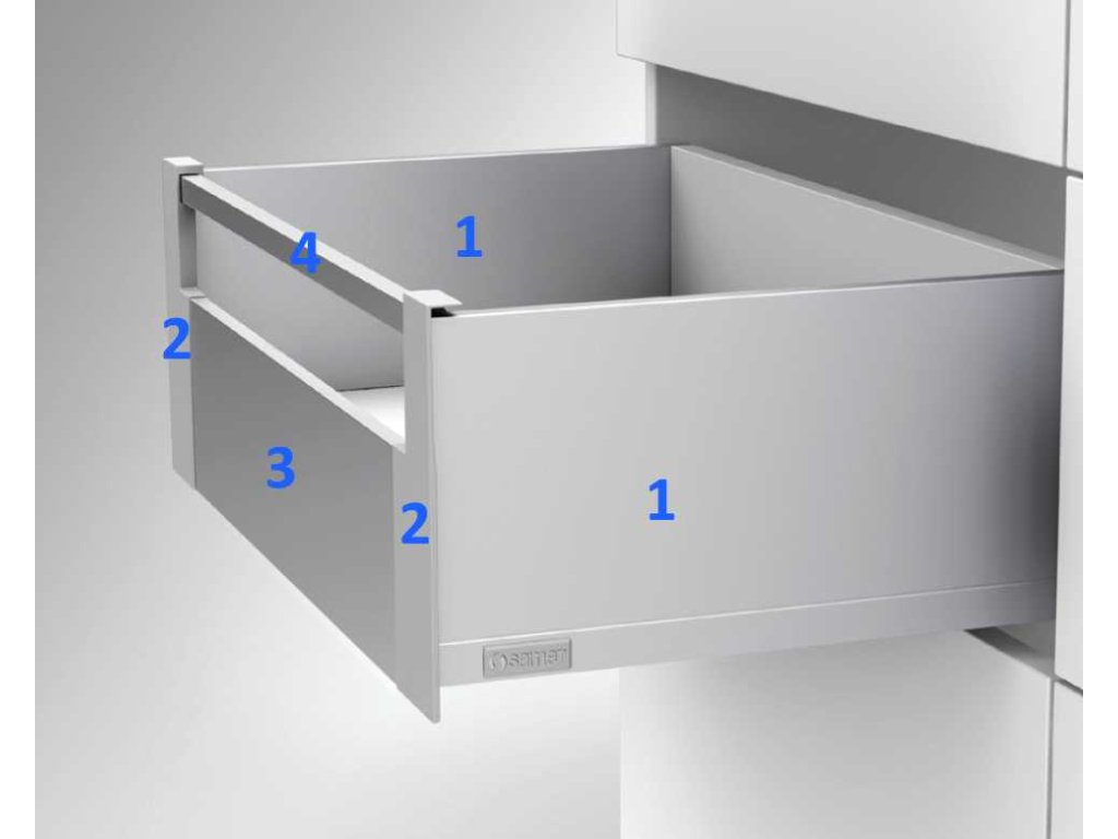 Flowbox IN reling predni ANTHRACIT 1200mm 16mm a50948196 10638
