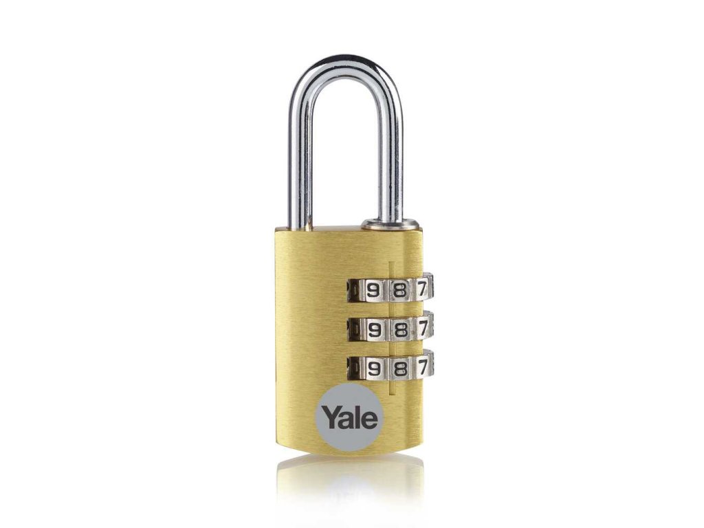 Visaci zamek YALE YE3CB 28 126 1 GO 3 kodovy ciselnikovy zluty a126865915 10638