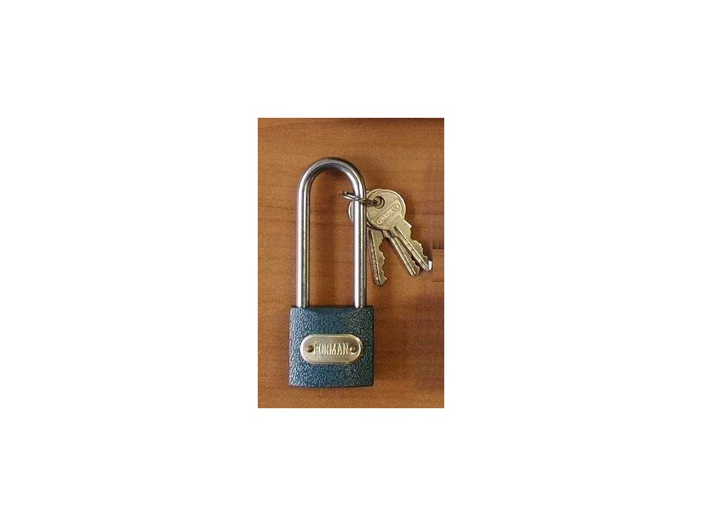 Visaci zamek Fe 12 50mm LS dlouhe oko d9 62mm FORMAN a185465 10638