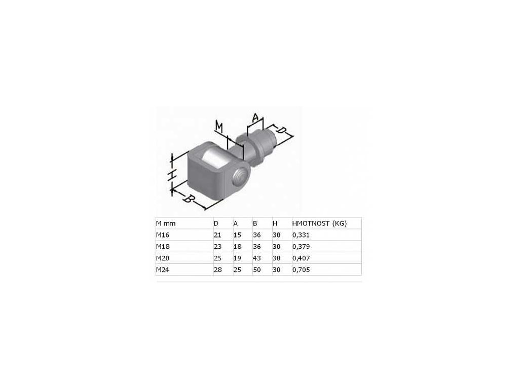 Zaves seriditelny s matkou M16 30kg a44691113 10638