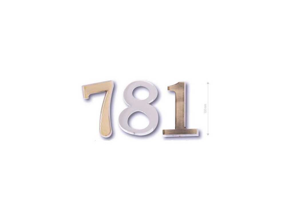 Číslice ""0"" 100mm mat.Ni ONS
