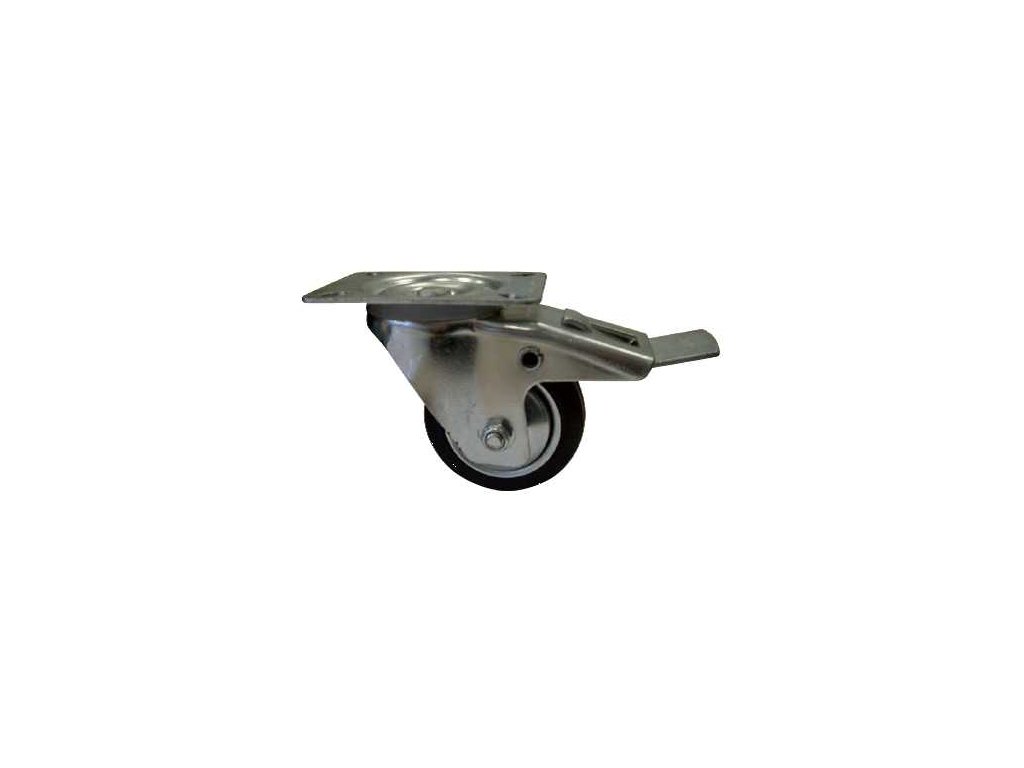 Kolecko otocne zatez brzda d80mm pozink 50 kg 257130 a43929514 10638