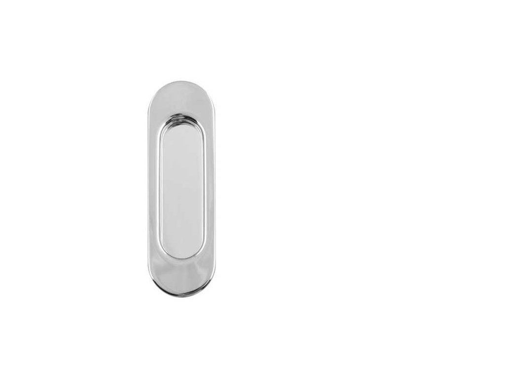 Musle ovalna FT 3665AC bez otvoru leskly chrom OC 125x40mm a36156599 10638