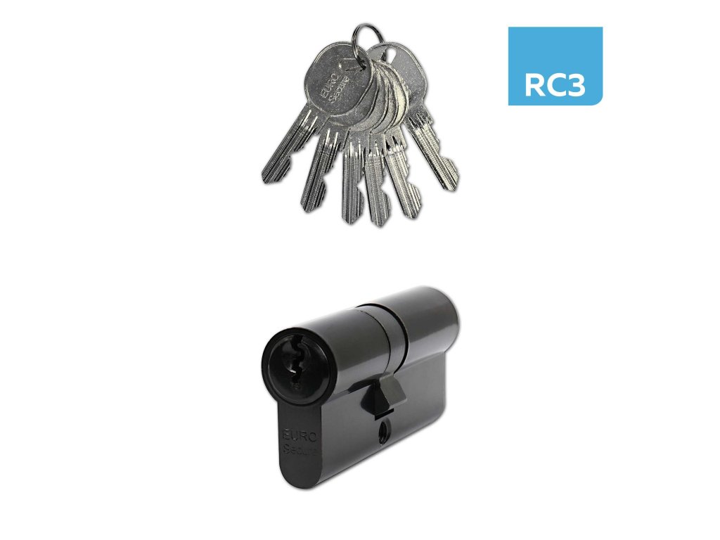 Vlozka EURO SECURE 45 55mm CE 6 klicu R1 TB3 cerna a116408551 10638
