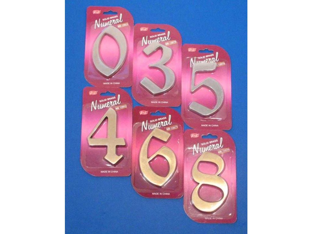 Cislice 3 fasadni NB 125mm bronz a10066908 10638