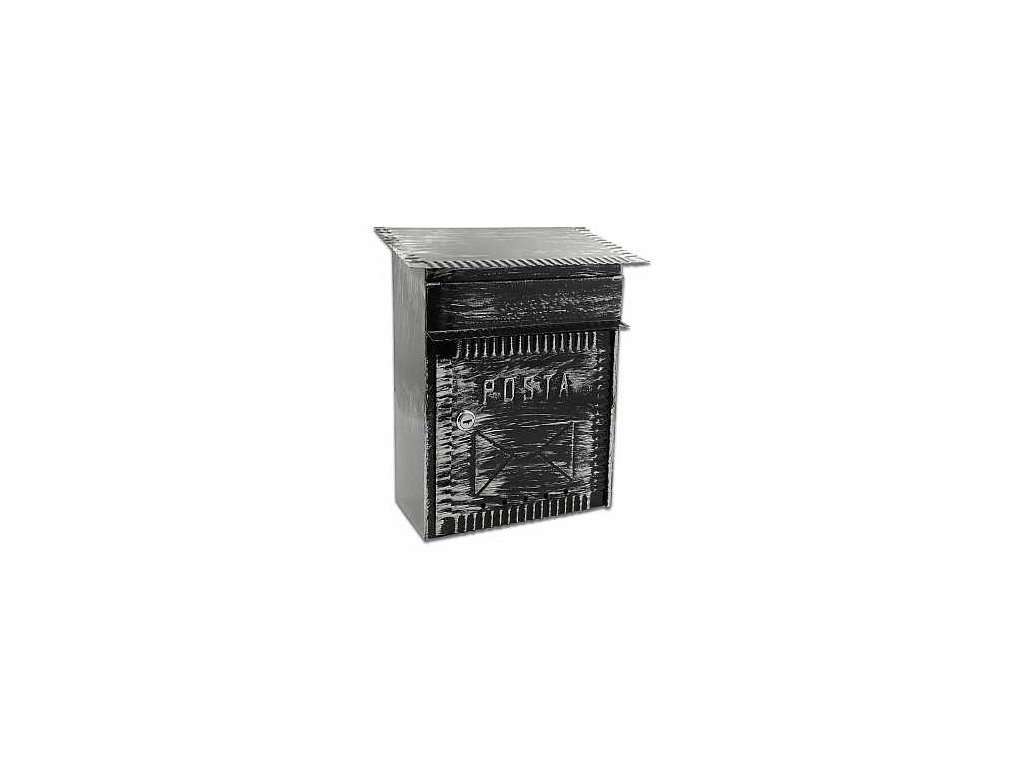 Postovni schranka ROMAN cerna 270x320x110mm CH a11066720 10638