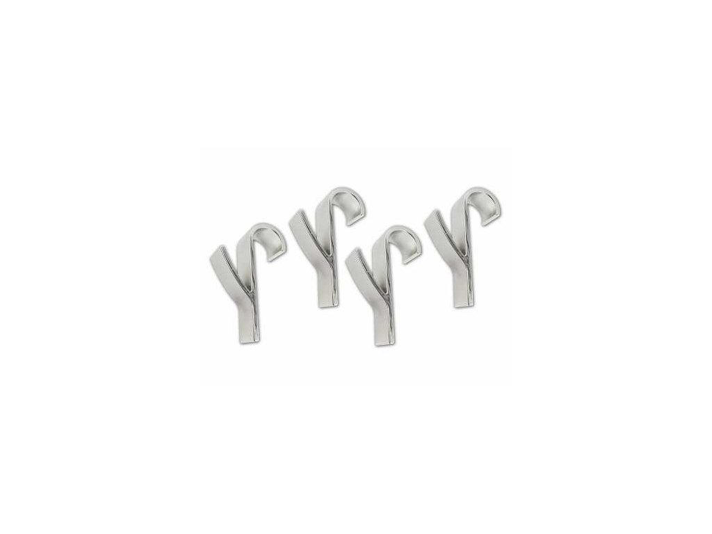 Vesak zavesny na radiator chrom ESO sada 4ks a115366186 10638