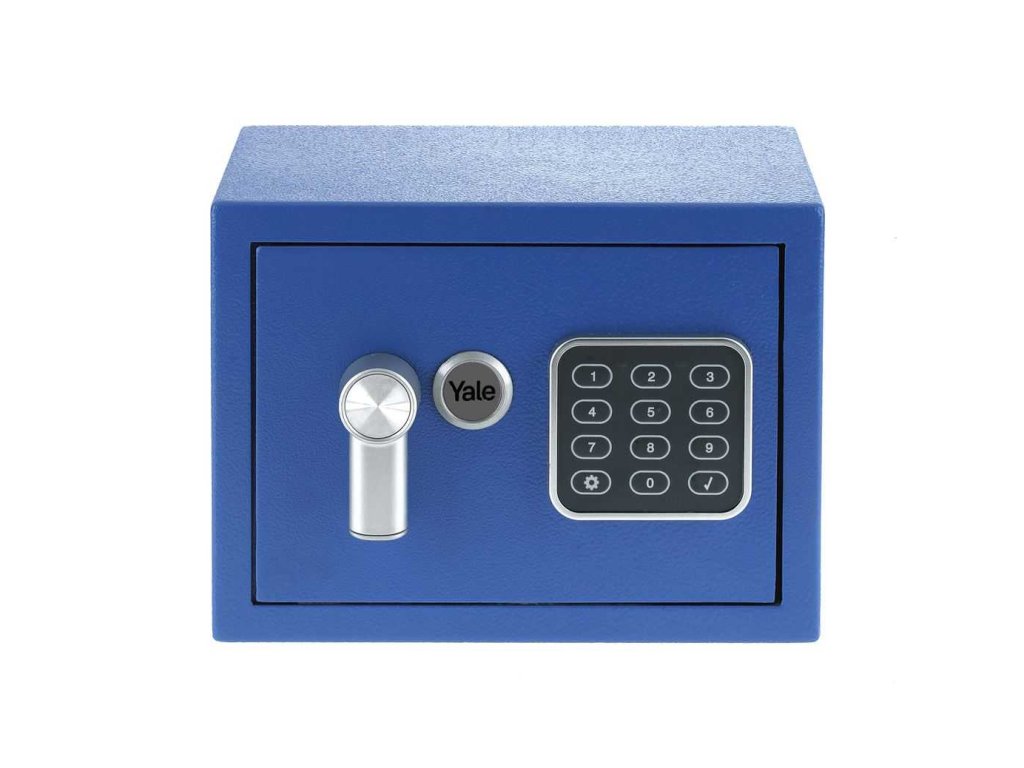 Trezor sejf VALUE YALE YSV 170 DB2 MINI modry a124545838 10638