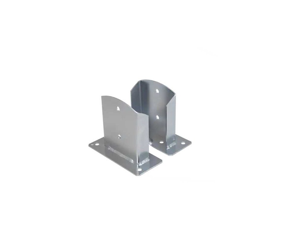 Patka sloupku k prisroubovani PSD120 121 150x85x2 5mm pZn 4935120 a124708860 10638