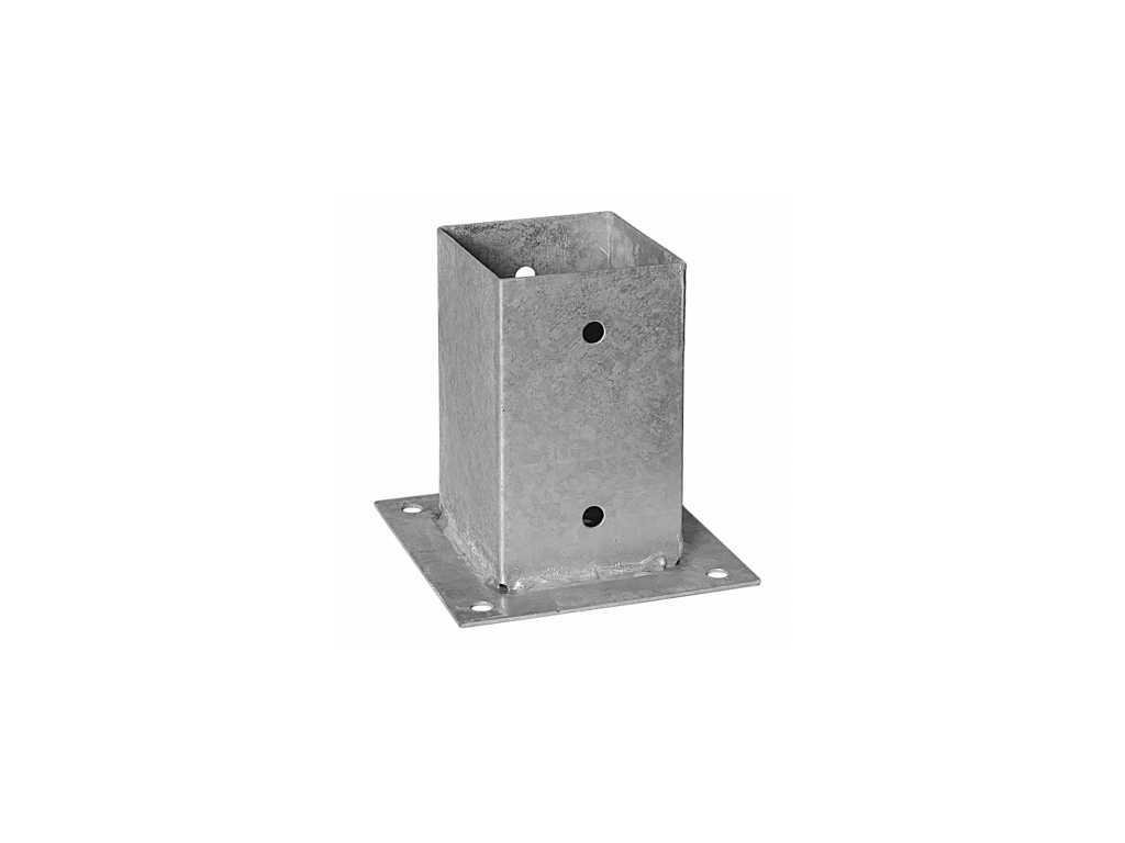 Patka sloupku PSP100 ctvercova zakladna 101x101 150x2mm 4843 a129858759 10638