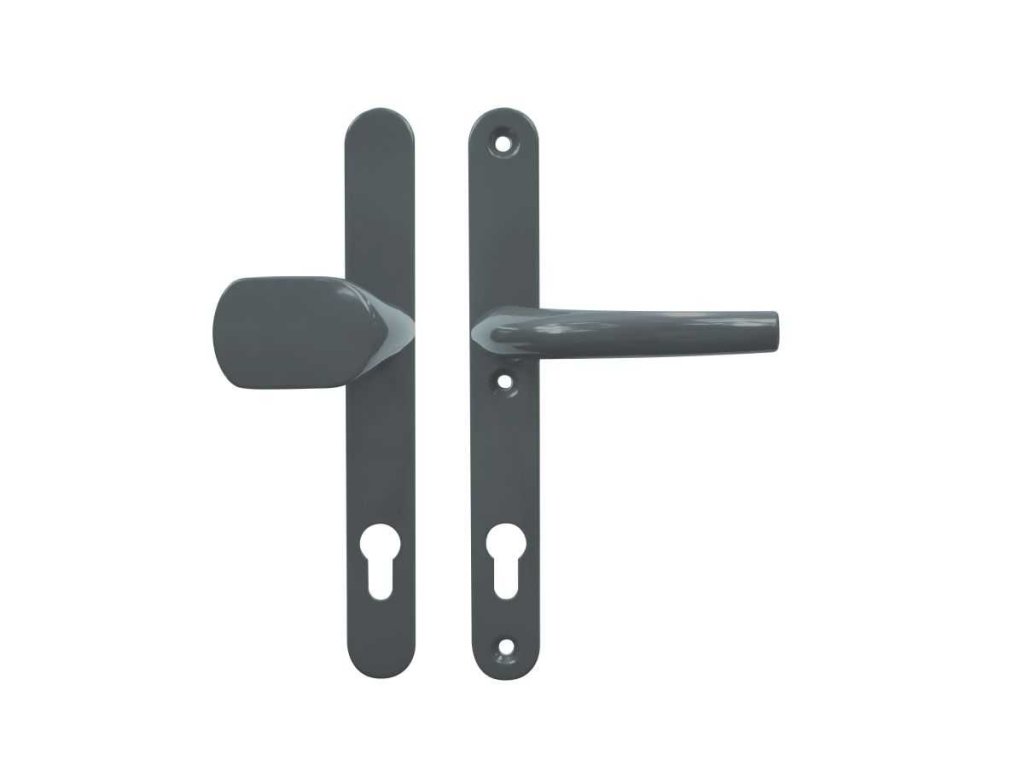 Kovani pro profil dvere RHD 005 F9005 PZ92 klika madlo antracit 77 82mm a131254259 10638
