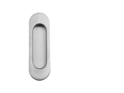 Musle ovalna FT 3665AC bez otvoru matny chrom OCS 125x40mm a43935555 10638