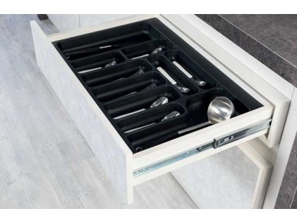 Příborník plast černý 390x490x55 mm - 450 STARAX S-2673*