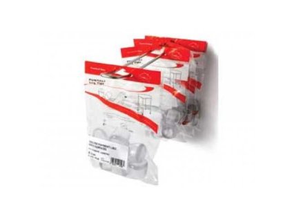 Kluzaky PW d25mm nasazovaci PVC filc 4 ks transparentni a106341162 10638