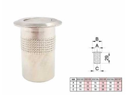 Protikus zastrce protiprachovy d12mm NIKL F1 475012N a118536410 10638