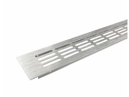 Větrací mřížka 80x250mm imitace NEREZ