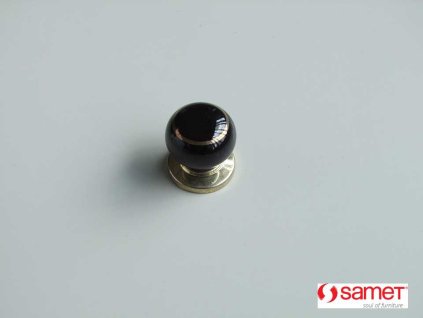 Knopek SULTAN porcelanovy mini cerny Ms 066212 a163394 10638
