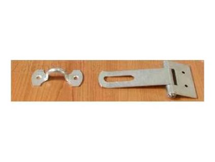 Petlice kloubova s ockem 100mm bily Zn a184601 10638