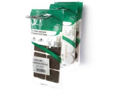 Filcove podlozky PW kruh d9mm tl 1 5mm 32 ks bile a44306458 10638