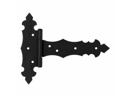 Zaves brankovy trojuhelnikovy ozdobny ZOB100C 100x35x130 2mm cerny 7945022 89262 a82612450 10638