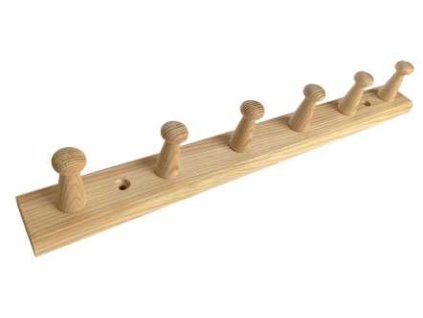 Vesak dreveny 201 6 hacek 50x350x35mm borovice surova a108457293 10638
