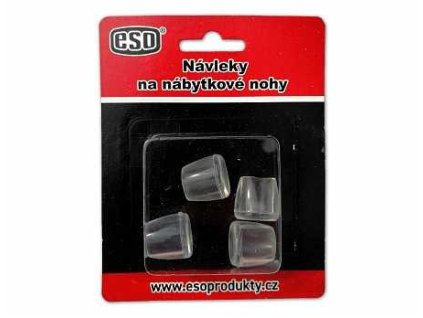 Navleky gumove d 12mm transparentni ESO sada 4ks a114652430 10638