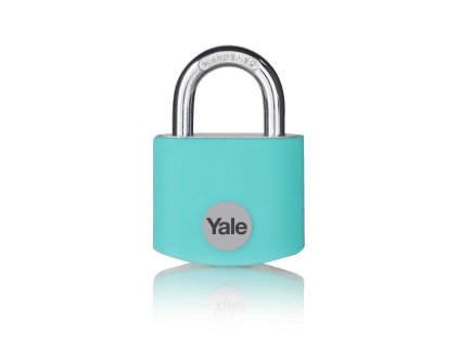 Visací zámek YALE YE3B/32/116/1/TE 3kl. ALU světle modrý