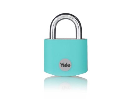 Visací zámek YALE YE3B/38/119/1/TE 3kl. ALU světle modrý