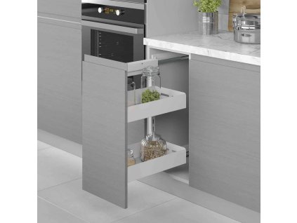 Plnovysuvny 2 kos s tlumenim STARAX Unique Box pravy bily s vysuvy BLUM 250mm 205x470x635mm S 2204 UB W a129304655 10638