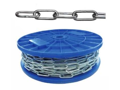 Řetěz C, role pozink d3,0mm (30m) 130141