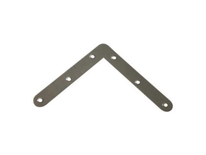 Rohovnik 80x80mm bily Zn a183449 10638