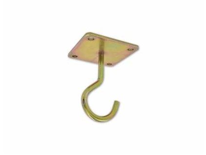 Deska s háčkem pevným 60x60x2,5-hák 6x42mm žl.Zn