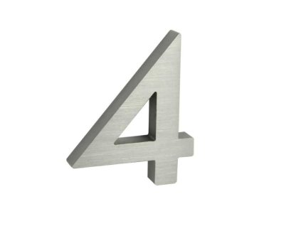 Cislo domovni 3D RN 100LV 4 AL 3D 4 brous Al a48992149 10638