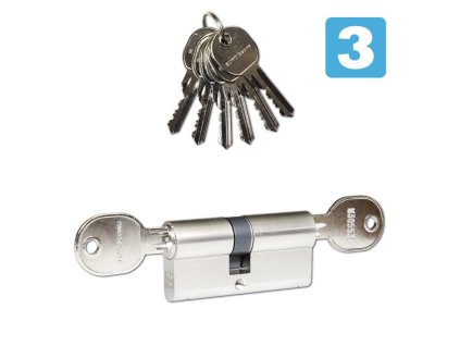 Vlozka EURO SECURE 45 45 BSZ Ni 6 klicu R1 TB3 otevreni pri zasunutem klici a123221258 10638