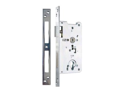 Zadlabaci zamek vratovy K 131 P L zluty Zn a139624 10638