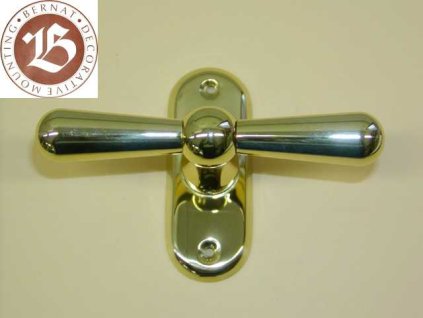 Oliva CASUAL hladká 6x6/32mm leštěná mosaz