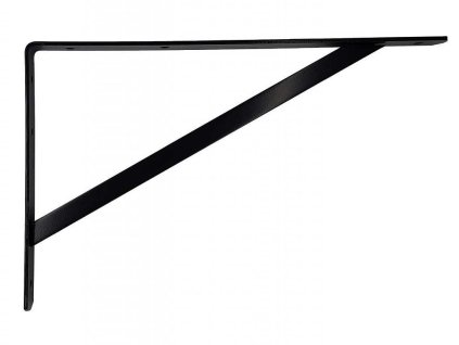 Konzola policova cerna matna 500x315x30 100kg par a185987 10638