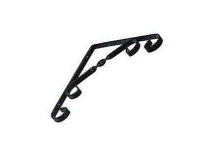 Konzola dekorativni 250x250 mm cerna a19912469 10638