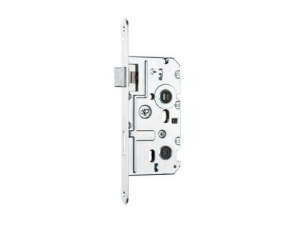 Zadlabaci zamek K322 P 72 77 55 235x20mm WC6x6 bily Zn plast strelka kov zavora a42755748 10638