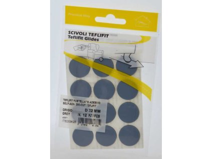 Kluzaky PW d22mm TEFLON drik samolepici 12 ks sede a44326527 10638