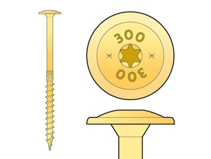 Vrut tesarsky s talirovou hlavou CT 08120 8x120 50ks a47624842 10638