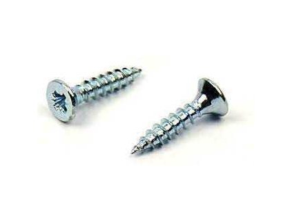 Vrut 3 0x12 celozavit 1000ks bily Zn a94066411 10638