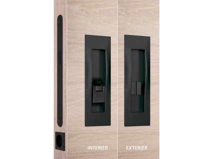 Sada KIT QUATRO WC CM cerny mat musle WC zamek manetta a108350757 10638