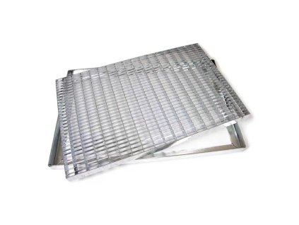 Kovova vstupni venkovni cistici rohoz s ramem Grid FLOMA delka 40 cm sirka 60 cm a vyska 3 3 cm a109879009 10638