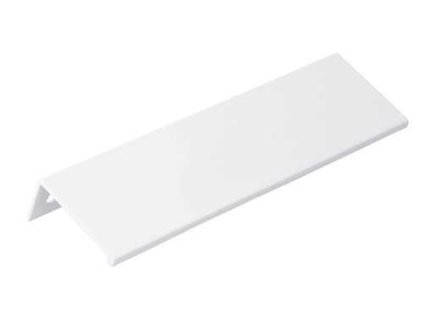Uchytka do hrany dvirek SIRO 2446 145 128 145x40 20mm bila leskla PB1 a110056206 10638