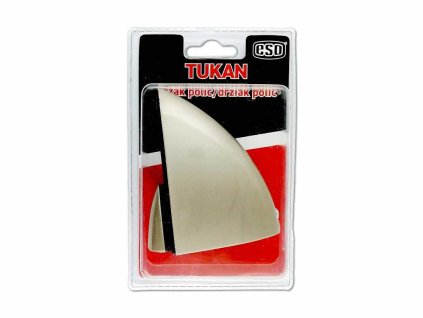 Drzak polic TUKAN XL ESO NI brouseny 105mm 1ks blistr nosnost 18kg ks nahrada za 32264223 a113073005 10638