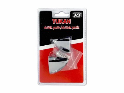 Drzak polic TUKAN S ESO CHROM 40mm 2ks blistr nosnost 6kg ks a115077643 10638